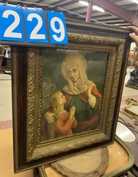 Mother Mary And Jesus Litho Print In A Nice Frame