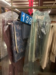 Lot Of Vintage Drapery All Dry Cleaned