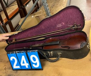 Violin In Case With Label Inside 'Medo Fino / Made In France'