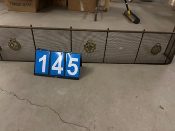 Brass Fire Screen
