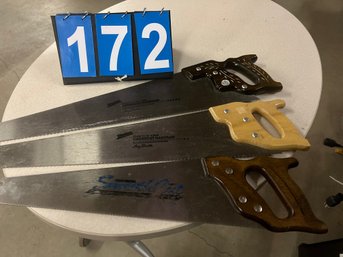 3 Wood Hand Saws