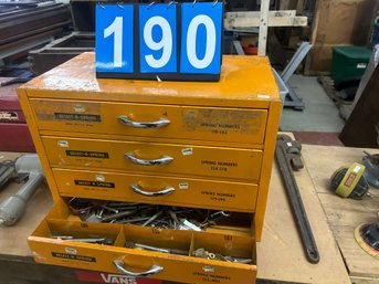 4 Drawer Metal Table Top Cabinet Full