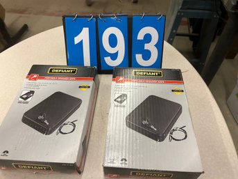 Pair Of Portable Drawer Safes New In Box