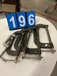 Lot Of 5 C Clamps