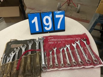 2 Lots Of Open End Wrenches