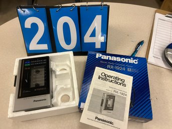 New In Box Panasonic Rx 1924 Radio Cassette Player
