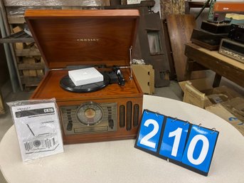 Brand New In Box Crosley Record Player, Cd Player, Cassette Player, And Radio