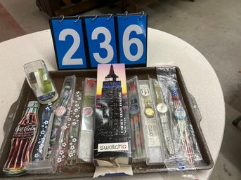 Vintage Lot Of Collectable Swatch Watches