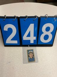 Original 1910 Frank Schulte Baseball Card Sone Creasing Over All Clean