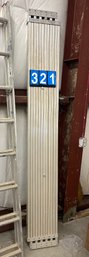 Louisville Extending Metal Platform Scaffold For Cross Ladder Use, 8' Long Unextended