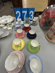 Lot Of Cups And Saucers