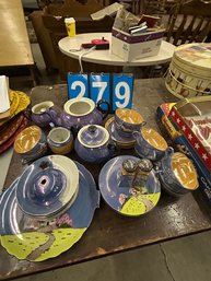 Lot Of Japanese Luster Ware
