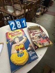 Wonder Woman Cake Pan New In Box, Wonder Woman Action Figure Box