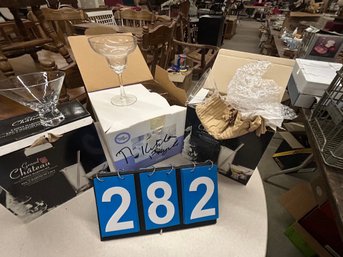 2 Martini Sets,1 Set Of Margarita Glasses