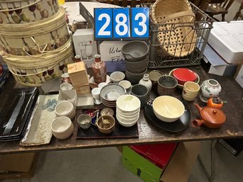 Lg. Lot Of Oriental Glass Ware