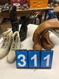 3 Pairs Of Boots