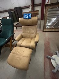 Ekornes Ergonomic Chair And Ottoman