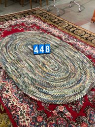 4x6 Oval Hand Tied Rug