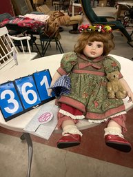 Marie Osmond Signed And Numbered Faye Doll