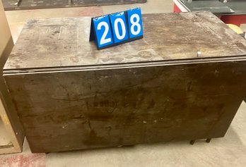 Antique Sheraton Swing Leg Dropleaf Table With Turned Legs