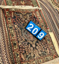 Oriental Style Carpet, 2x3, Sarouk Design