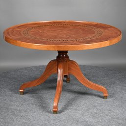Chinese Inlaid Burlwood Dining Table, Charlotte Horstman, Ltd.