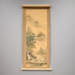 Chinese Scroll Painting On Paper