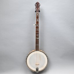 Rosewood & Maple Inlaid Five-String Open-Back Banjo