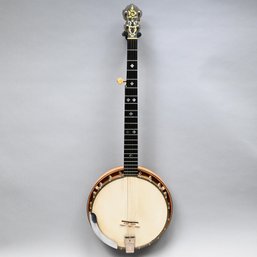 Rosewood & MoP Inlaid Five-String Resonator Banjo