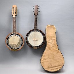 Two Eight-String Mandolin-Banjos