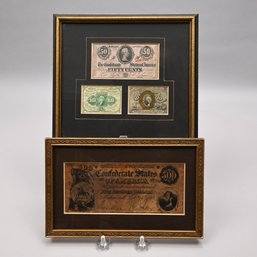 Three Fractorial Currencies & A Confederate Note