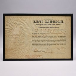 Infantry Appt. For William P. Endicott, Salem, Massachusetts, Dated 1829