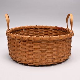 American Woven Splint Basket, 19th Century