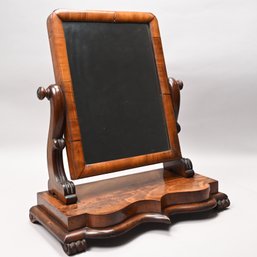 Early Victorian Mahogany Shaving Mirror
