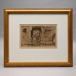 After James Abbott McNeill Whistler- 'Fish Shop'