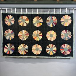 American Cotton 'Dresden' Plate Pattern Quilt, Early 20th Century