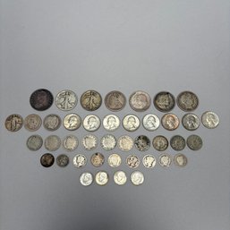 Forty-One Assorted United States Silver Coins