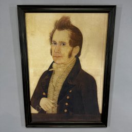 Photographic Copy Attributed To Mr. Wilson, Portrait Of A Man Holding A Key, 21st Century
