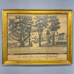 Photographic Copy After Fritz G. Vogt, 'The Birth Place Of Mrs. Sarah J. Ingersoll, NY' 21st Century