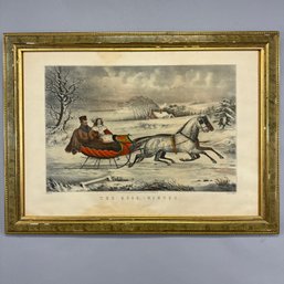 Currier & Ives, After Otto Knirsch - 'The Road, Winter,' 1946