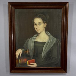 Photographic Copy After Ammi Phillips, Portrait Of Lucy Hamilton, 21st Century