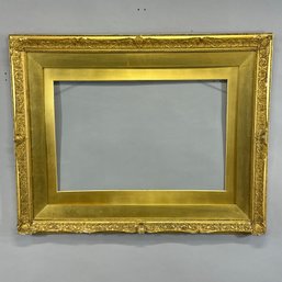 Neoclassical Giltwood And Gesso Rectangular Frame, 19th Century