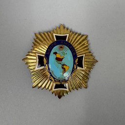 'Grupo America/ Mexico' Pinback Breast Star