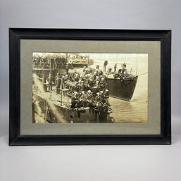 Photograph Depicting Sailors Aboard The USS 'Truxtun' (Likely The USS 'Truxton' DD-229)