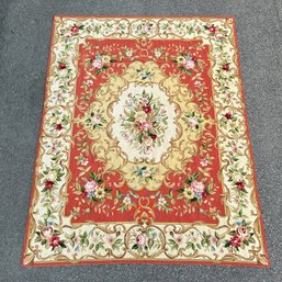 Modern Room-size Aubusson Carpet