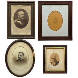 Four Civil War Era Photographic Prints Of Military Figures