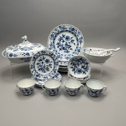 Group Of Meissen Porcelain 'Blue Onion' Wares