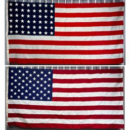 United States 48 Star Flag And A 50 Star Flag, 20th Century