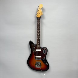 Fender 1962 Reissue Three-Color Sunburst Jaguar Electric Guitar, Crafted In Japan, 1997-1998, And Case