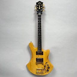 Guild Guitar Co. Model S-300A-D Ash Solid-Body Guitar, 1981, And Case